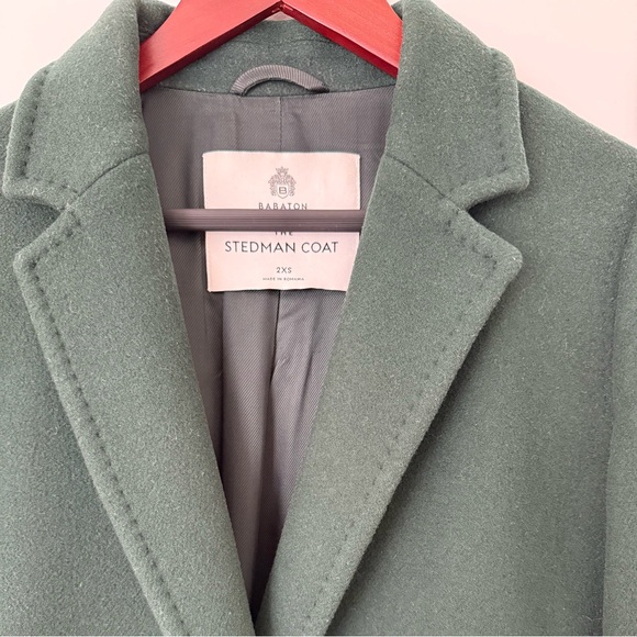 Aritzia Babaton Green Stedman Coat - Picture 4 of 8